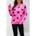 Love pullover women's knitted sweater women's loose sweater women