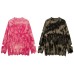 Tie dye ripped knitted sweater