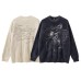 Jacquard round neck base shirt for men