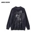 Jacquard round neck base shirt for men