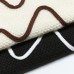 Color blocking line design sweater for men