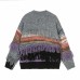 Tassel Teddy Velvet Sweater Men's and Women's Color Match