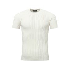 Solid color slim fit T-shirt for men