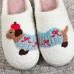 Dachshund Pet Pattern Embroider Plush Home Thick-Soled Comfortable Woolen Cotton Slippers Cute Warm Non-Slip Indoor Slippers Pet Mom Gift Dog Lovers Men and Women Can Wear