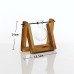 Plant Transparent Wooden Frame Vase Desktop Ornament Container