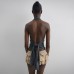 Slim fit spicy girl backless strapless top for women