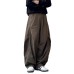 Factory Direct SupplyStyle Vintage Wide Leg Cargo Pants for Men and Women Pleated Design Loose FitVersatile Straight Leg Long Pants