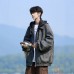 Style Leather Jacket Men's Winter New Arrival Faux Two-Piece Autumn/Winter Oversized Men's Outerwear