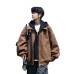 Style Leather Jacket Men's Winter New Arrival Faux Two-Piece Autumn/Winter Oversized Men's Outerwear