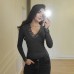 V-Neck Lace Trimmed Sleeveless Cropped Top with Cinched Waist