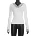 V-Neck Lace Trimmed Sleeveless Cropped Top with Cinched Waist