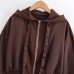 Short hooded jacket