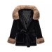 Hairy cotton jacket