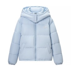 Hooded hand stuffed cotton jacket