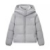 Hooded hand stuffed cotton jacket