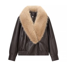 Detachable leather jacket