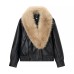 Detachable leather jacket