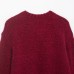 Pullover sweater round neck knit sweater