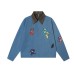 Embroidered Little Bear Washed Detroit Jacket Coat