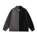 Color blocking patchwork diverse graffiti jacket