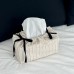 Korean Style Living Room Tissue Box Cover - Cake Design Decorative Fabric Holder, Cute Home Decor for Girls