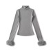 Half high neck women's autumn and winter tight fitting top