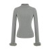 Half high neck women's autumn and winter tight fitting top