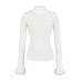 Half high neck women's autumn and winter tight fitting top