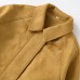 Tailored suede effect pilot jacket