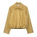 Faux Suede Pilot Jacket for Women