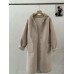 Detachable Knit Hooded Faux Fur Lined Thick Warm Sherpa Long Sleeve Coat Jacket