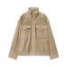 Suede texture imitation leather jacket jacket