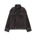 Suede texture imitation leather jacket jacket