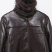 Double sided faux fur jacket jacket