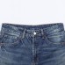 Mid waist loose ripped jeans