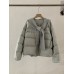 Knit Hooded Poncho Down Coat Women Winter Thick Round Neck Long Sleeve Bread Coat Outerwear Fashion