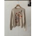 Fair Isle Knit Sweater, Thickened Soft Crewneck Pullover, Women's Knit Top for Layering or Outerwear