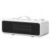 Desktop Heater Compact Quiet Electric Warm Air Fan for Home and Office Use Low Power Consumption Energy Efficient Small Size Silent Operation