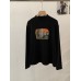 Stand Collar Printed Long Sleeve T-Shirt Women Slim Fit Versatile Innerwear Top