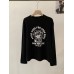 Printed Round Neck Basic Tee Autumn Winter Loose Casual Long Sleeve Inner Layer T-Shirt Top