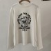 Printed Round Neck Basic Tee Autumn Winter Loose Casual Long Sleeve Inner Layer T-Shirt Top