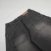 Street Style Men's Pants, White Washed Patchwork Dagger Cut Tapered Leg, Loose Fit Casual Wide Leg Pants for Men