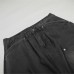 Street Style Men's Pants, White Washed Patchwork Dagger Cut Tapered Leg, Loose Fit Casual Wide Leg Pants for Men