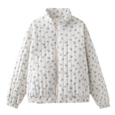 Floral Thick Cotton Coat for Women Floral Thick Cotton Coat for Women