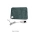 Heating pad single person draped warm blanket
