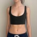 Sporty hot girl solid color tank top women's spring and summer Sporty hot girl solid color tank top women's spring and summer