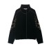 Stiff velvet texture cotton jacket