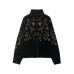 Stiff velvet texture cotton jacket