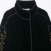 Stiff velvet texture cotton jacket