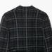 Grid knit jacket with waistband